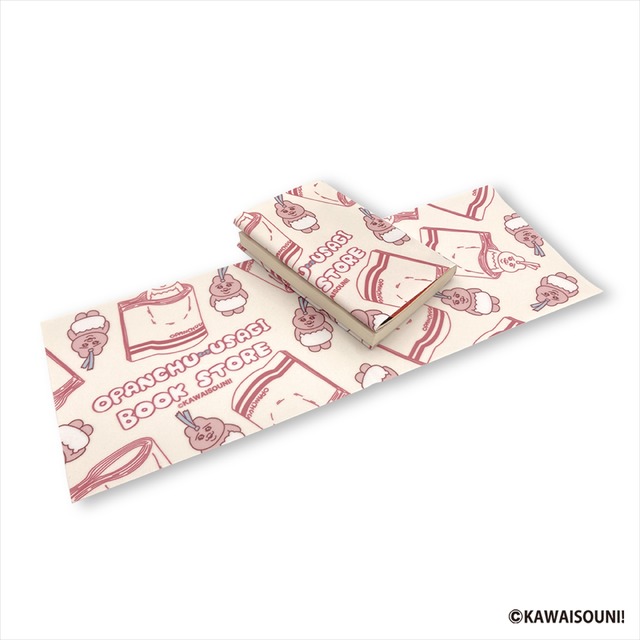 「おぱんちゅうさぎ ブックストア」ブックカバーC）KAWAISOUNI!