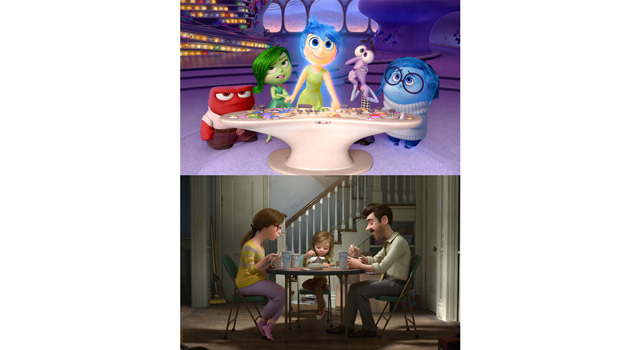 『インサイド・ヘッド』食卓場面 - (C) 2015 Disney/Pixar. All Rights Reserved.