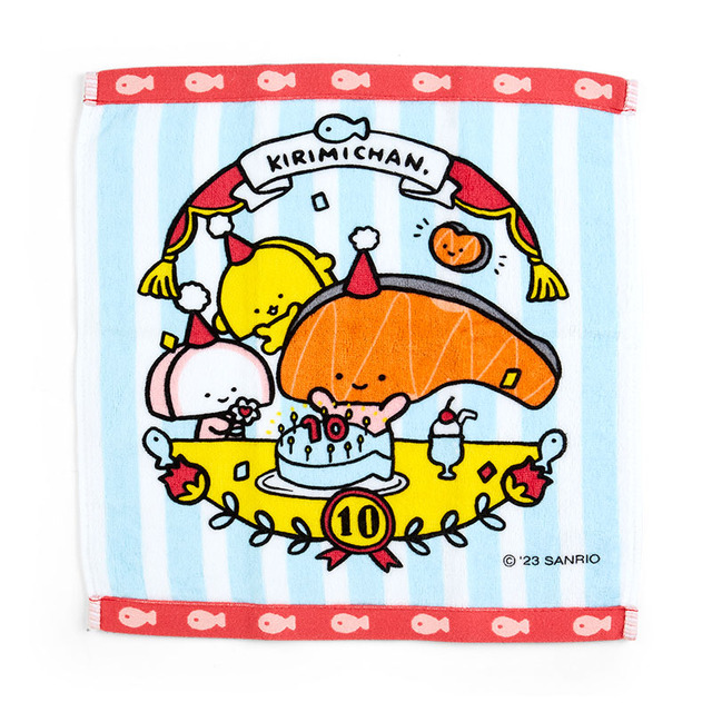 サンリオ「KIRIMIちゃん.10周年デザインシリーズ ハンドタオル」（C）2023 SANRIO CO.,LTD.