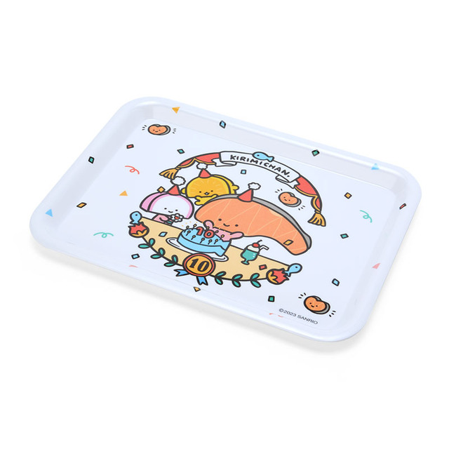 サンリオ「KIRIMIちゃん.10周年デザインシリーズ メラミントレイ」（C）2023 SANRIO CO.,LTD.
