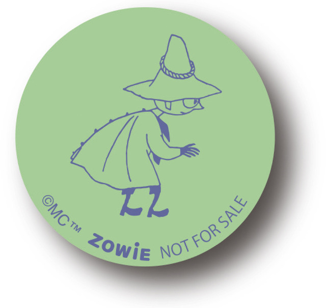 「ムーミンマーケット2023」購入ノベルティ 缶バッジ スナフキン（C）Moomin Characters™