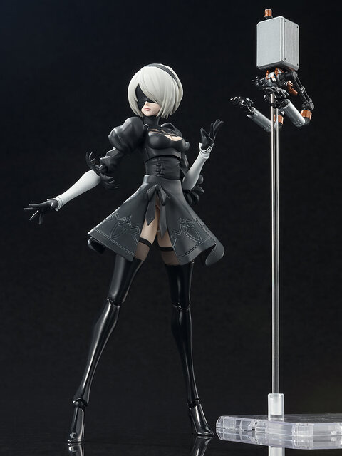 TVアニメ「ニーア オートマタ Ver1.1a」より、「2B」が可動フィギュアに！太ももがチラ見えするハイキックなど躍動感あるポージングを実現