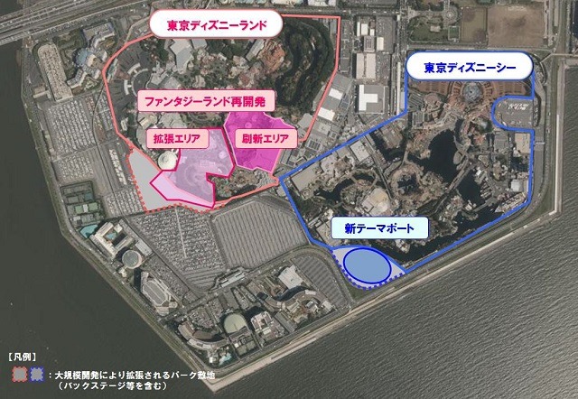 開発エリア　(C)Disney