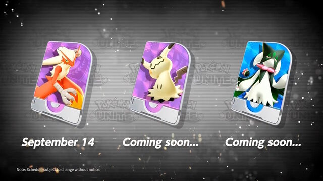 『ポケモンユナイト』9月14日に「バシャーモ」参戦決定！さらに「ミミッキュ」「マスカーニャ」も今後実装へ