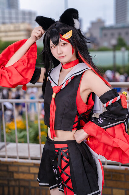 大神ミオ「ホロライブ」／モカ（@mmm_53_）