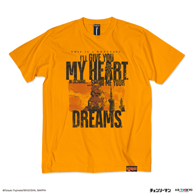 TVアニメ『チェンソーマン』イラストTシャツ 2（C）藤本タツキ／集英社・ＭＡＰＰＡ