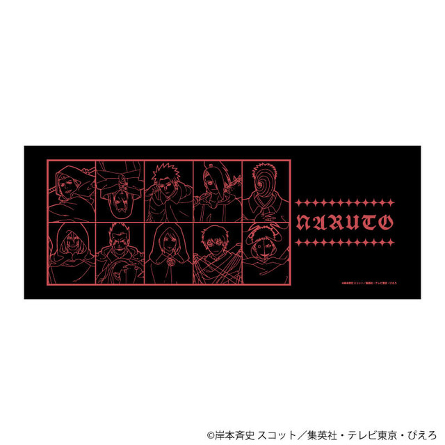 「NARUTO-ナルト- 疾風伝 POP UP STORE in A3 Store」フェイスタオル（C）岸本斉史 スコット／集英社・テレビ東京・ぴえろ