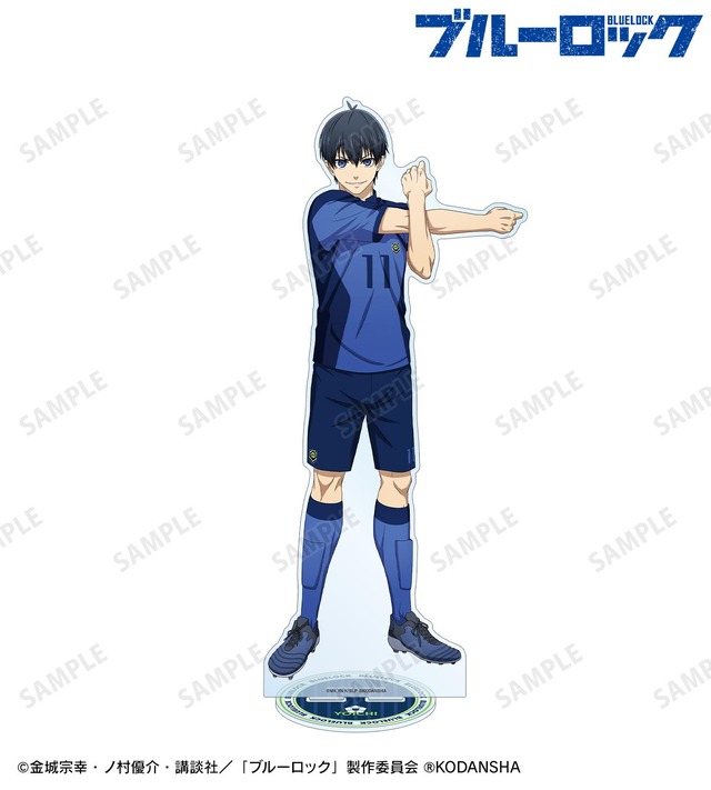 『ブルーロック』「描き下ろしイラスト 試合前の準備中ver. 特大アクリルスタンド」3,300円（税込）（C）金城宗幸・ノ村優介・講談社／「ブルーロック」製作委員会（R）KODANSHA