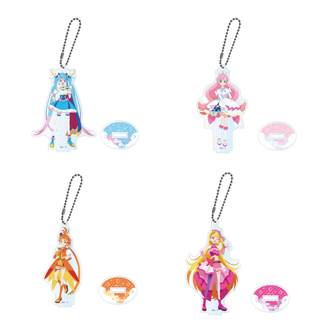 「ひろがるスカイ！プリキュア コラボイベント in スカイガーデン」ひろがるスカイ！プリキュア 「スカイガーデン」限定アクリルスタンドキーホルダー（C）ABC-A・東映アニメーション