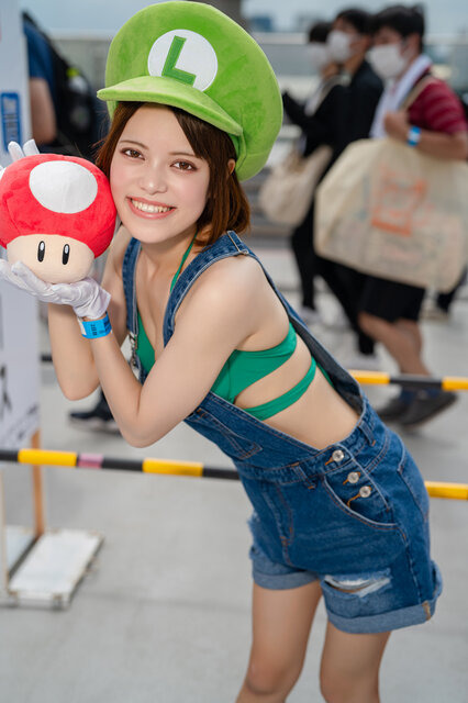 ルイージ（二次創作）／海乃あくび（@ppnd_akubi）