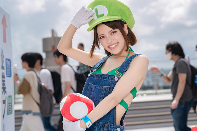 ルイージ（二次創作）／海乃あくび（@ppnd_akubi）