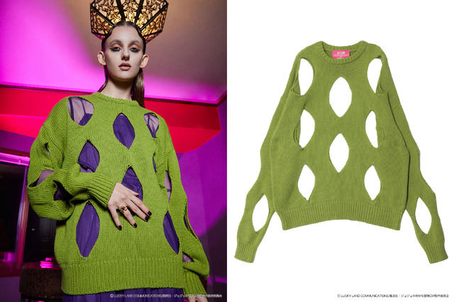 【ジョジョの奇妙な冒険 黄金の風×PAMEO POSE】パンナコッタ・フーゴ ニットトップ（C）LUCKY LAND COMMUNICATIONS/集英社・ジョジョの奇妙な冒険GW製作委員会