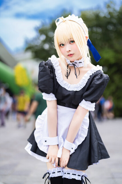 セイバー（メイドver.）『Fate/hollow ataraxia』／あまに（X：@kujoamani）