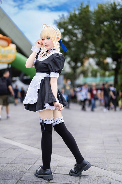 セイバー（メイドver.）『Fate/hollow ataraxia』／あまに（X：@kujoamani）