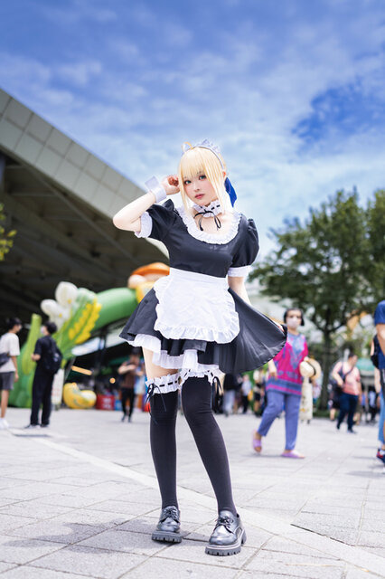 セイバー（メイドver.）『Fate/hollow ataraxia』／あまに（X：@kujoamani）