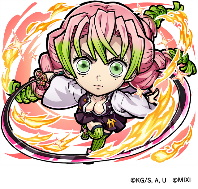 光属性 ★6甘露寺蜜璃(恋柱)（進化後）（C）吾峠呼世晴／集英社・アニプレックス・ufotable