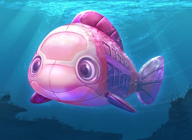 ストーリーに登場する潜水艦（イメージ）　Artist concept only （C）Disney/Pixar