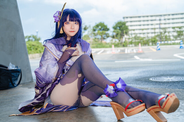 雷電将軍『原神』／りんどー（@Warabimochi8899）