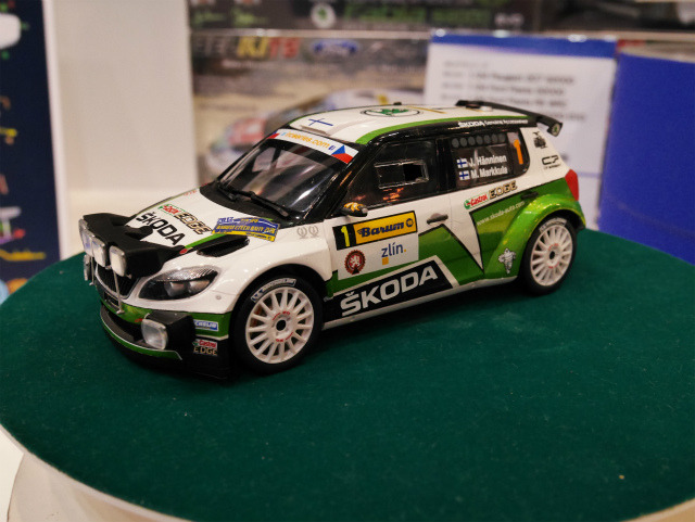 青島文化教材社が扱うベルギーのベルキット製、シュコダ・ファビア。