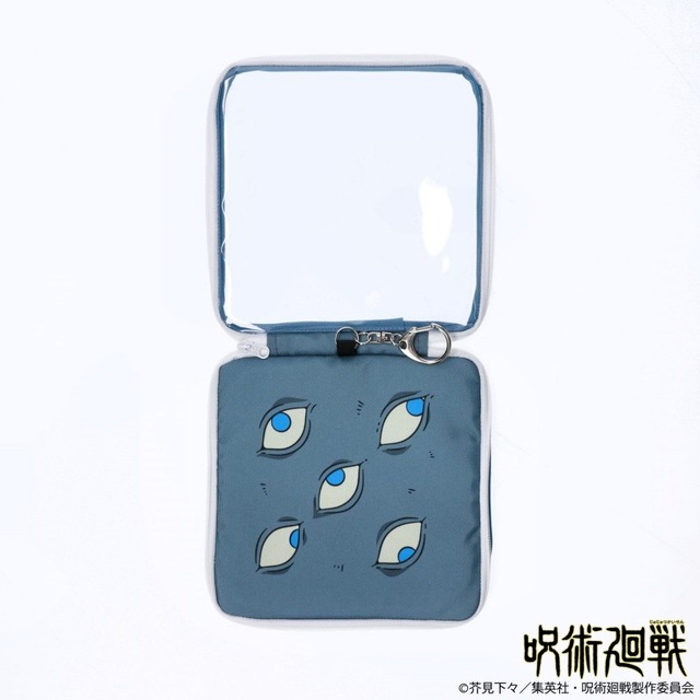 「『呪術廻戦』獄門疆　フラットポーチ」2,750円（税込／送料・手数料別途）（C）芥見下々／集英社・呪術廻戦製作委員会