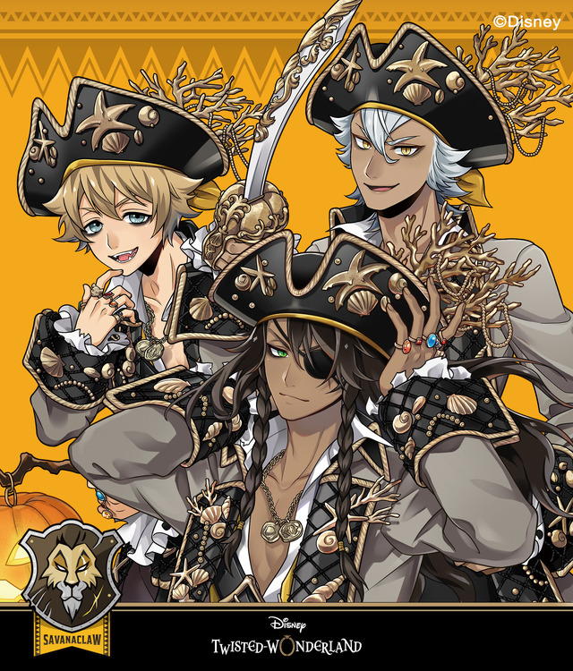 『ディズニー ツイステッドワンダーランド』ハロウィーン用オリジナルアート サバナクロー寮（C）Disney