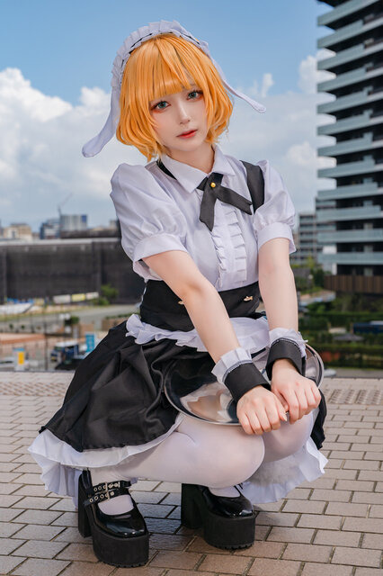 シャロ「ご注文はうさぎですか?」／月海つくね（@XaiabP）