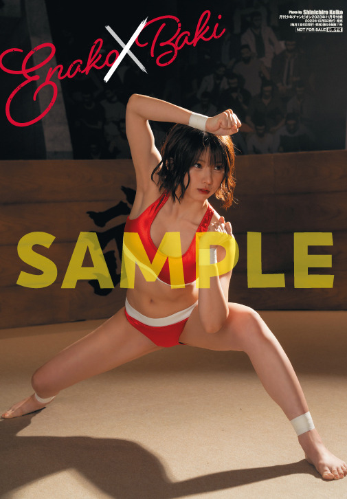 「月刊少年チャンピオン」11月号　豪華付録　えなこ 両面クリアファイル