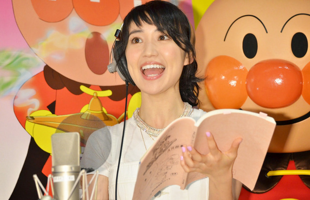 大島優子／『それいけ！アンパンマン ミージャと魔法のランプ』公開アフレコ