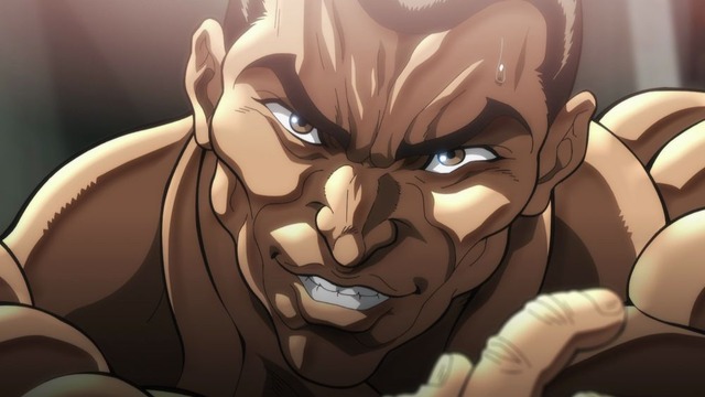 『範馬刃牙 2期』第15話「自然力VS武力」先行場面カット（C）板垣恵介(秋田書店)／範馬刃牙製作委員会