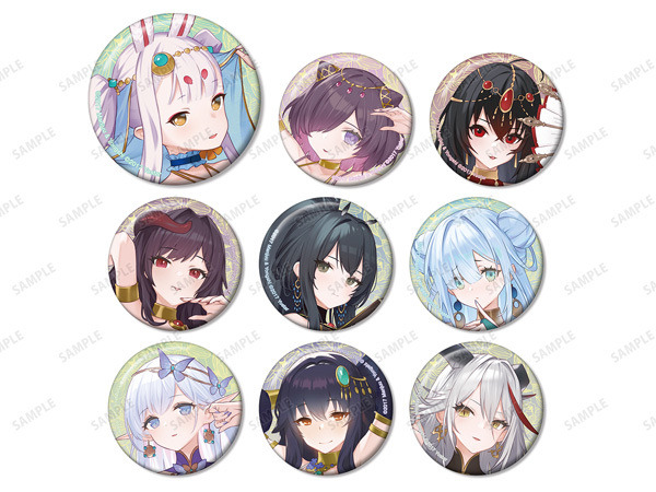 トレーディング缶バッジ（C）2017 Manjuu Co., Ltd. & Yongshi Co., Ltd. All Rights Reserved.（C）2017 Yostar, Inc. All Rights Reserved.