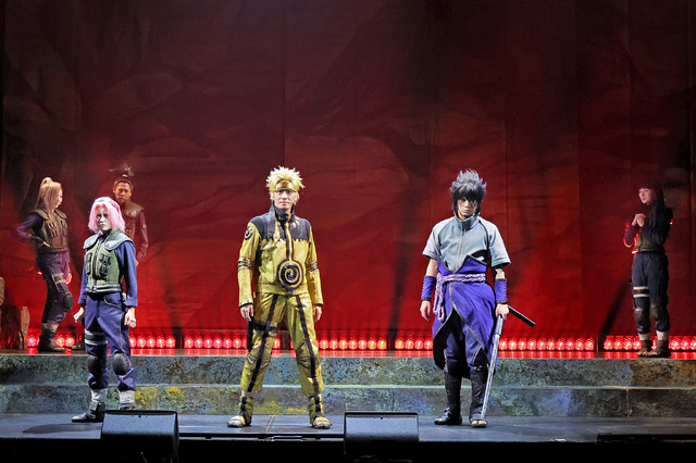 『ライブ・スペクタクル「NARUTO-ナルト-」～忍の生きる道～』公開ゲネプロの様子（C）岸本斉史 スコット／集英社（C）ライブ・スペクタクル「NARUTO-ナルト-」製作委員会 2023