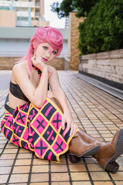 トリッシュ・ウナ「ジョジョの奇妙な冒険」／うこぎ（@cos_03ukogi）