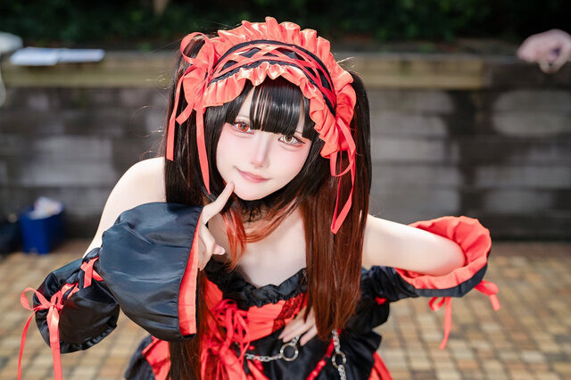 時崎狂三「デート・ア・ライブ」／黒栄（@kuroe_kani）