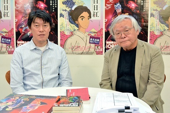 左）原 恵一氏、右）安彦良和氏