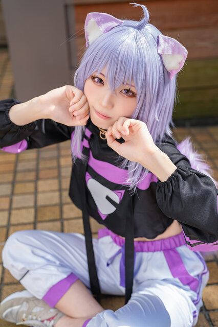 猫又おかゆ「ホロライブ」／muta（@cos_6ta）