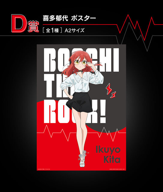 「一番くじ ぼっち・ざ・ろっく！」が発売！オリジナル衣装の「結束バンド」は見逃せない