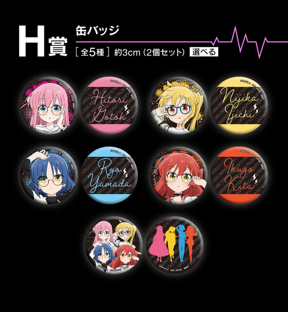 「一番くじ ぼっち・ざ・ろっく！」が発売！オリジナル衣装の「結束バンド」は見逃せない