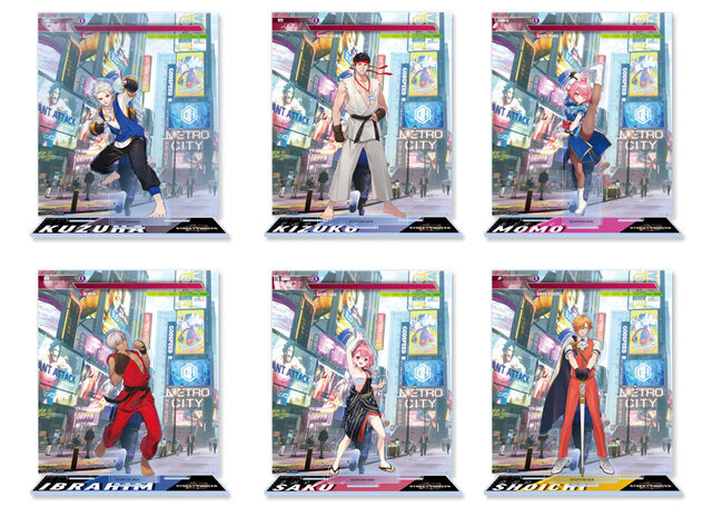 『スト6』×「にじさんじ」コラボくじ発売決定！「葛葉ルーク」「エドモンド・笹木咲」など、6人がファイターに変身