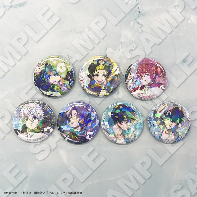 「『ブルーロック』POP UP STORE」トレーディングホログラム缶バッジ Acrobat（C）金城宗幸・ノ村優介・講談社／「ブルーロック」製作委員会