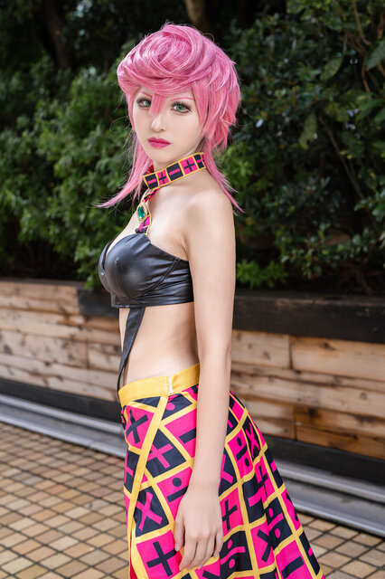 トリッシュ・ウナ「ジョジョの奇妙な冒険」／うこぎ（@cos_03ukogi）