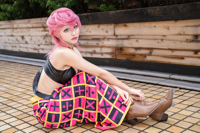 トリッシュ・ウナ「ジョジョの奇妙な冒険」／うこぎ（@cos_03ukogi）