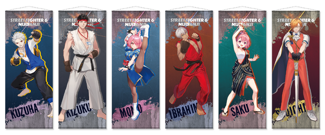 『スト6』×「にじさんじ」コラボくじ発売開始！「葛葉ルーク」「エドモンド・笹木咲」など、6人のファイター姿は必見