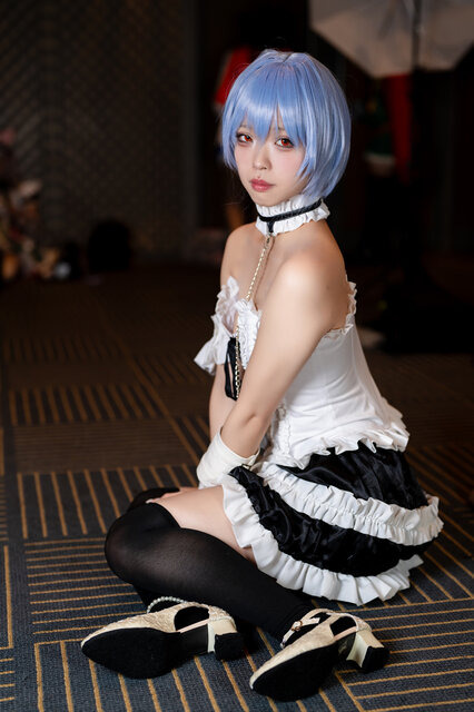 綾波レイ「エヴァンゲリオン」／煮卵たまにゃん（@nemconco_0227）