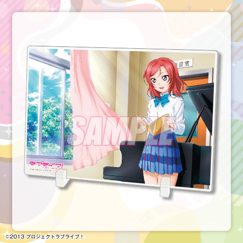 「『ラブライブ！』オンラインくじ Ver.LoveLive!Days～μ's～」A賞ビッグアクリルプレート（C）2013 プロジェクトラブライブ！