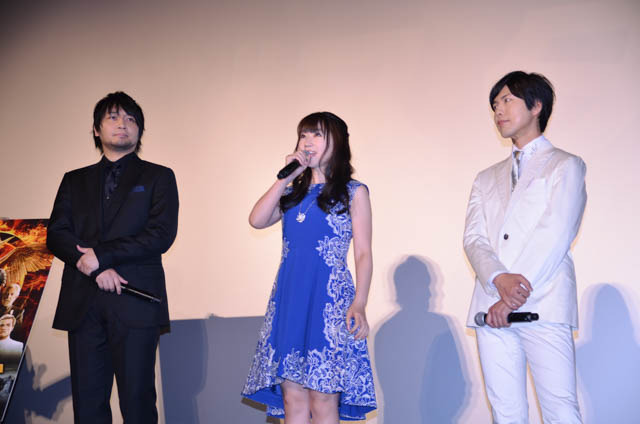 中村悠一と神谷浩史、主演・水樹奈々を巡る三角関係　「ハンガー・ゲーム」舞台挨拶レポート
