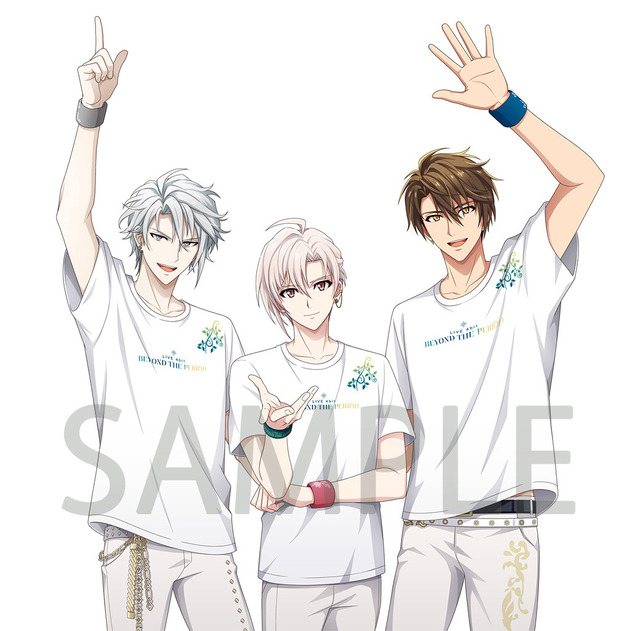 アニメイト：撮り下ろしアクリルスタンド＆ビジュアルカード3枚セット＆缶バッジ(56mm)３個セット（C）BNOI/劇場版アイナナ製作委員会