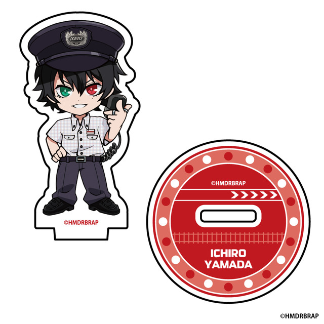 「TVアニメ第2期放送記念『ヒプノシスマイク-Division Rap Battle-』Rhyme Anima ＋ × 京王電鉄」アクリルスタンド（C）『ヒプノシスマイク-Division Rap Battle-』Rhyme Anima製作委員会