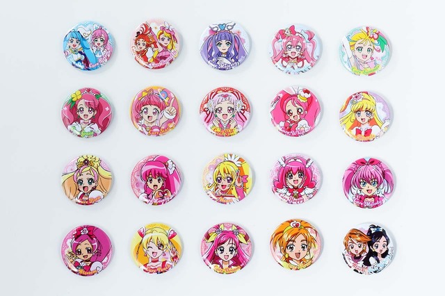 プリキュア」20周年記念の“オールスターズ缶バッジセット”登場！ 幼児