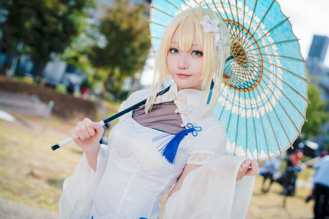 セイバー（中国版4周年記念衣装）『Fate/Grand Order』／五色もか（X：@moka_4416）