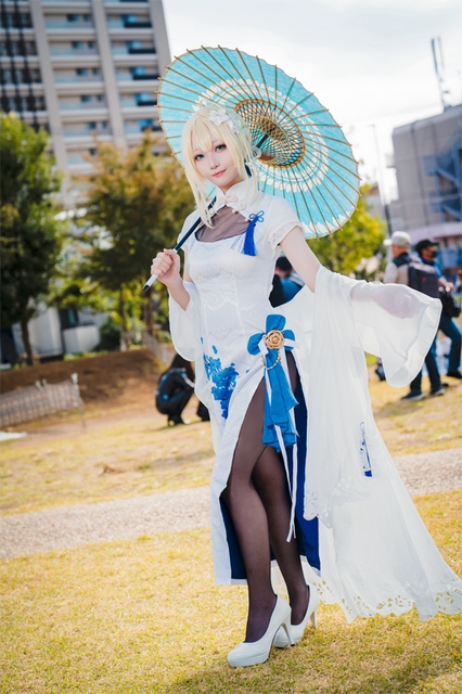 セイバー（中国版4周年記念衣装）『Fate/Grand Order』／五色もか（X：@moka_4416）